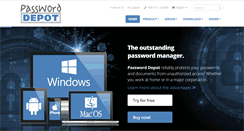 Desktop Screenshot of password-depot.com